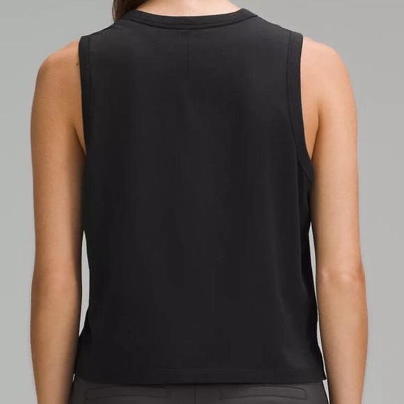 NWT LULULEMON CLASSIC TANK BLACK TANK SIZE 6 cotton black nwt - Picture 6 of 6